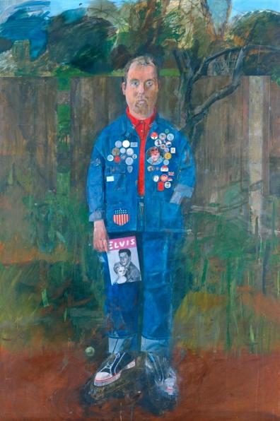 Self-Portrait with Badges - Peter Blake 